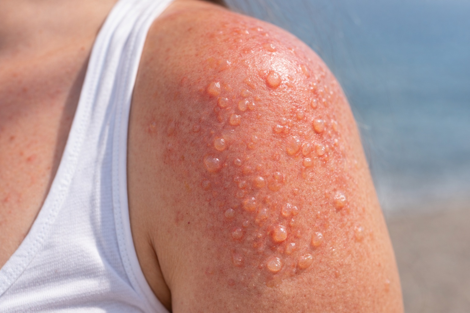 sonnenallergie symptome blaeschen haut